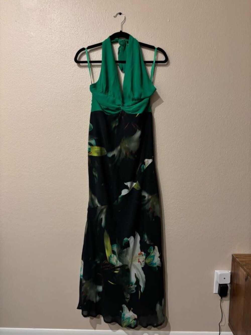 Runaway the Label Tenaya Maxi Dress in Lily Print - Size L